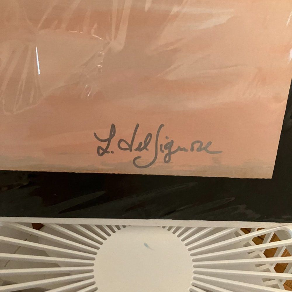 "Une Rose dans les Cheveux" by Del Signore Littorio Serigraph - Picture 3 of 7